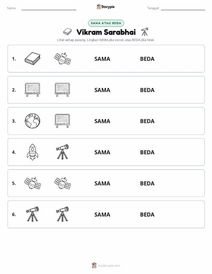 Sama atau Berbeda