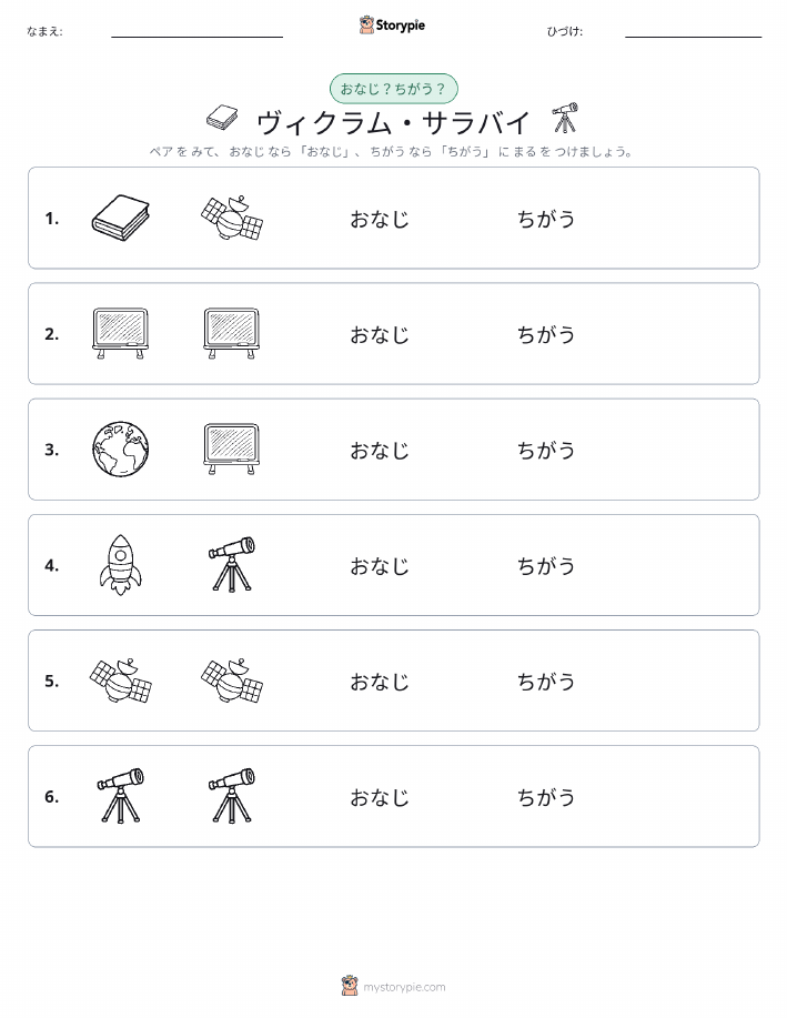 同じか違うか
