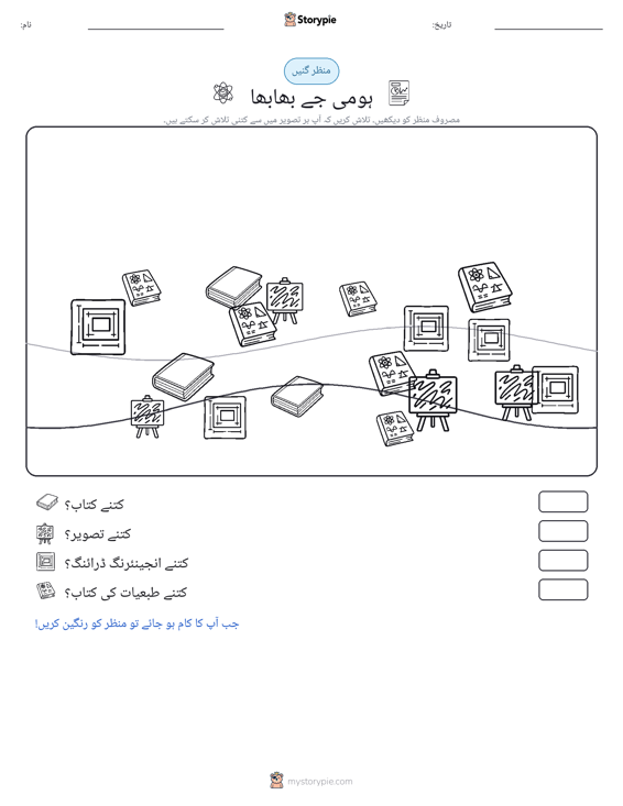 گنتی کا منظر
