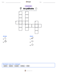 Aryabhata printable worksheet preview