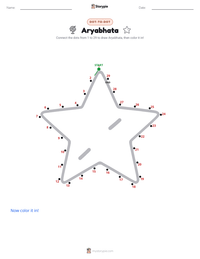 Aryabhata printable worksheet preview