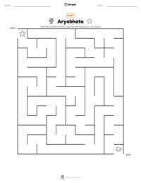Aryabhata printable worksheet preview