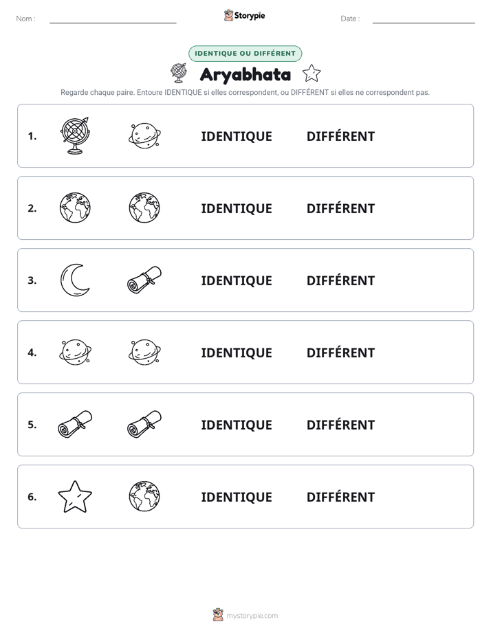 Identique ou Différent