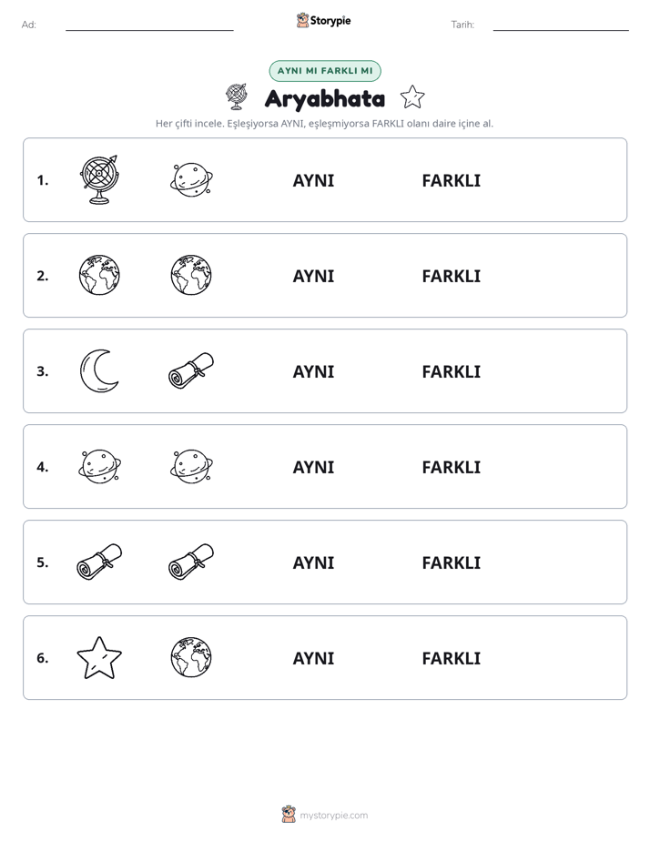 Aynı mı Farklı mı