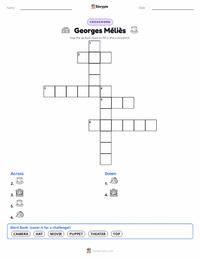 Georges Méliès printable worksheet preview