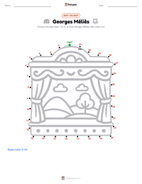 Georges Méliès printable worksheet preview