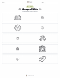 Georges Méliès printable worksheet preview