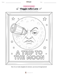 Anteprima della scheda stampabile di Viaggio nella Luna