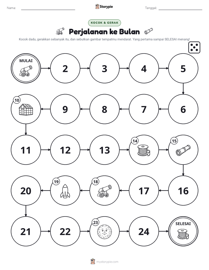 Permainan Gulung & Pindah