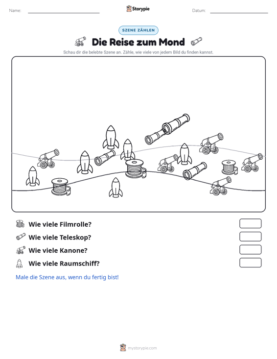 Zähl-Szene
