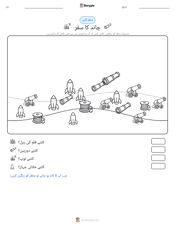 گنتی کا منظر