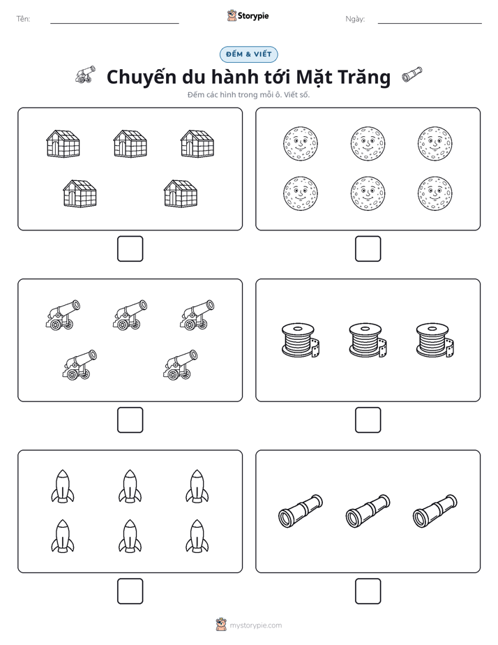 Đếm & Viết