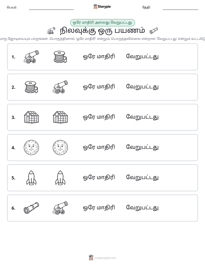 அதே அல்லது மாறுபட்டது