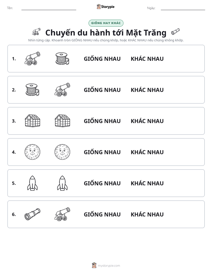 Giống Hay Khác