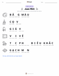 Xem trước tài liệu in sẵn Joan Miró