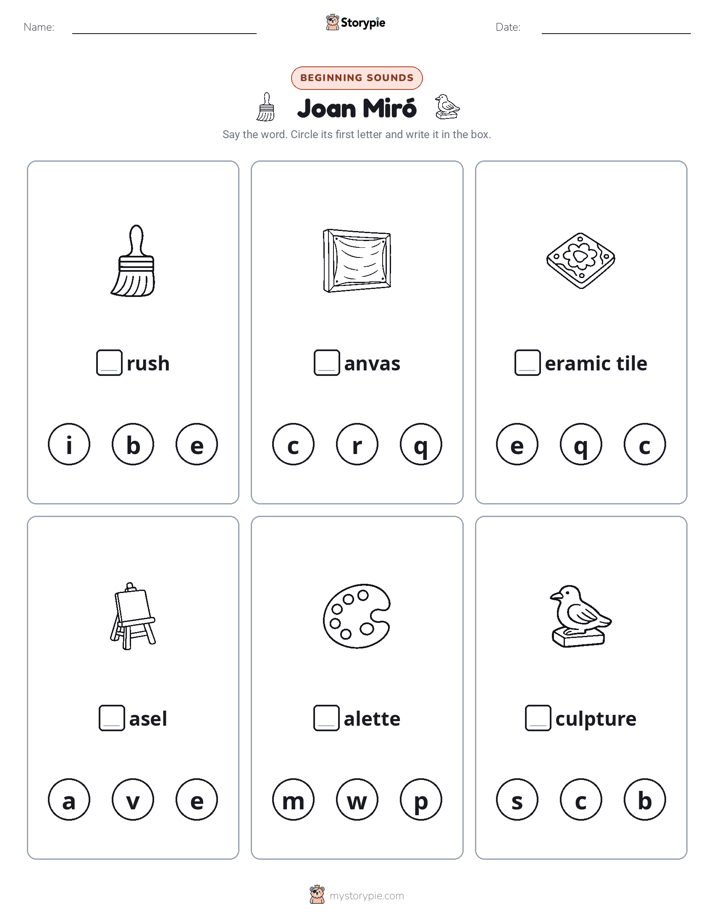 Beginning Sounds