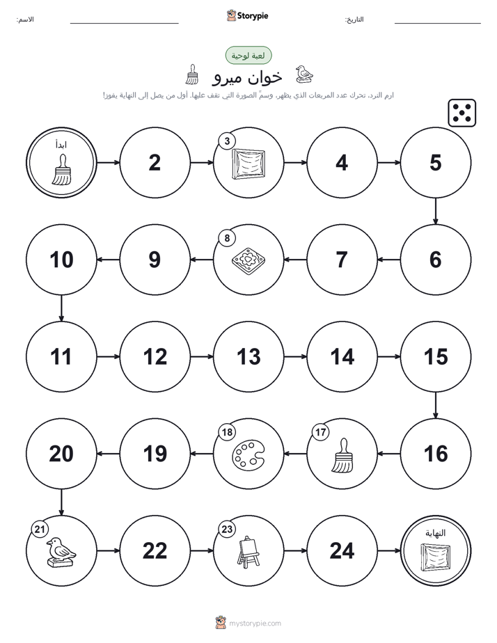 لعبة لف و تحرك