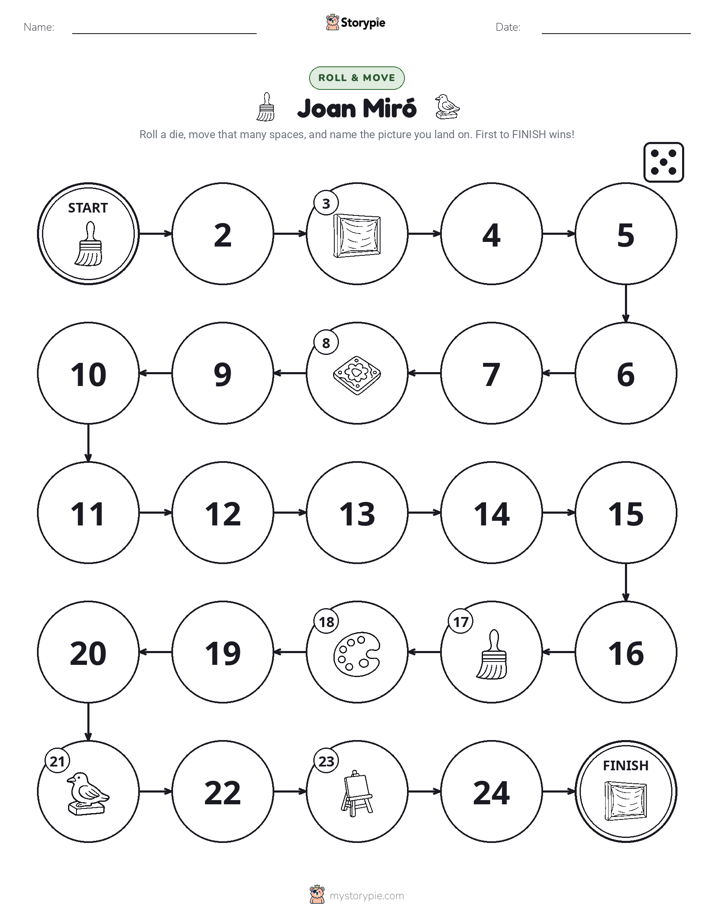 Roll & Move Game