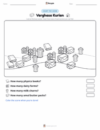 Verghese Kurien printable worksheet preview