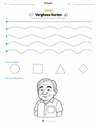 Verghese Kurien printable worksheet preview