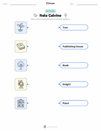 Italo Calvino printable worksheet for kids