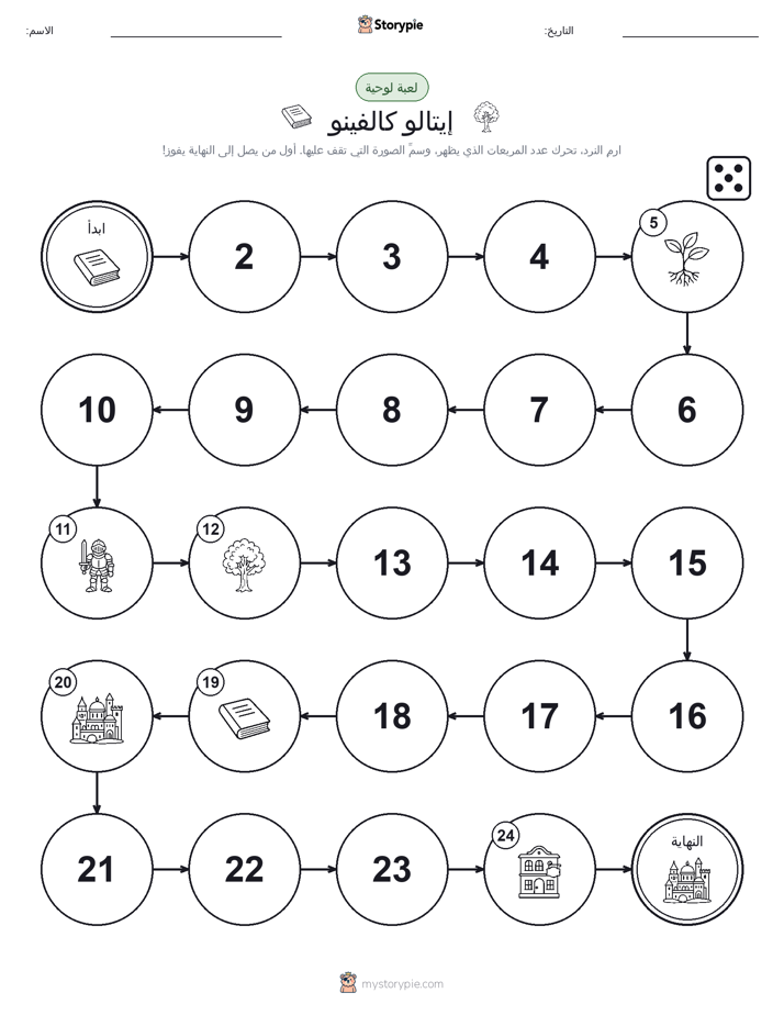 لعبة لف و تحرك