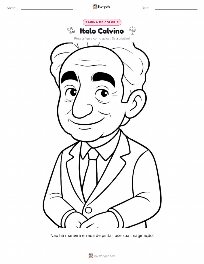 Página para colorir