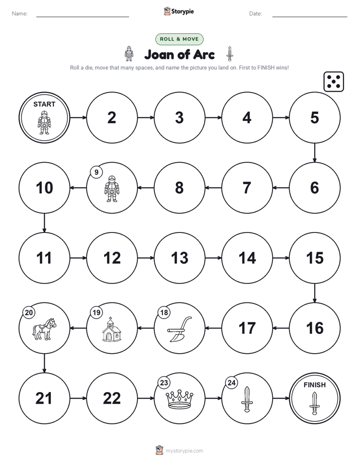 Roll & Move Game