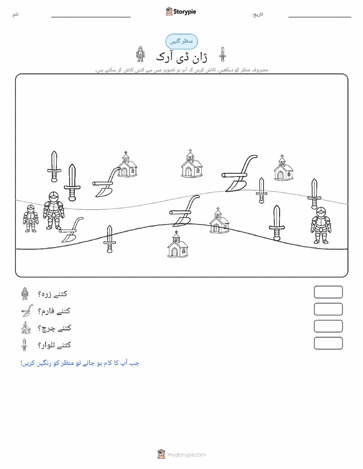 گنتی کا منظر