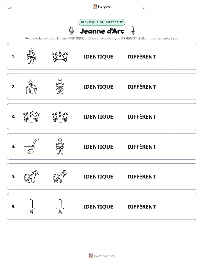 Identique ou Différent