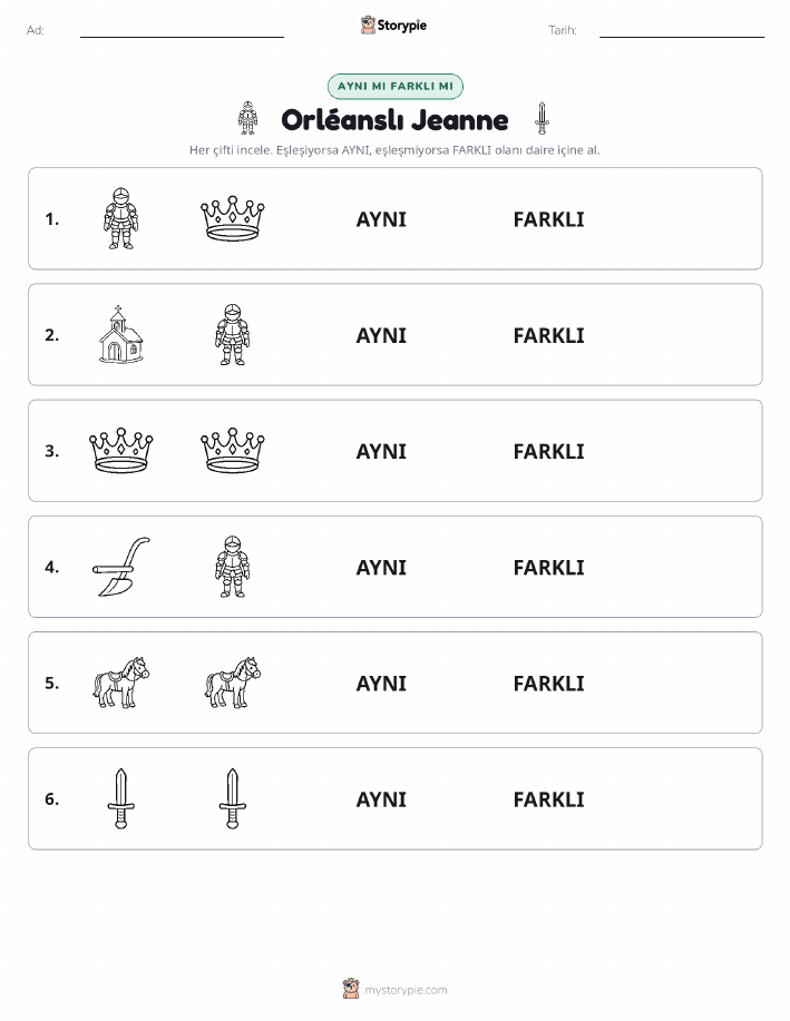 Aynı mı Farklı mı