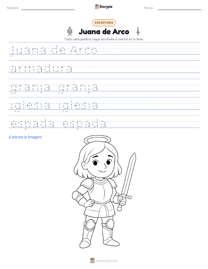Práctica de Escritura