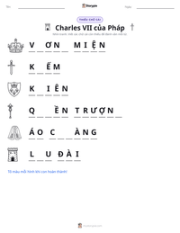Xem trước tài liệu in sẵn Charles VII của Pháp