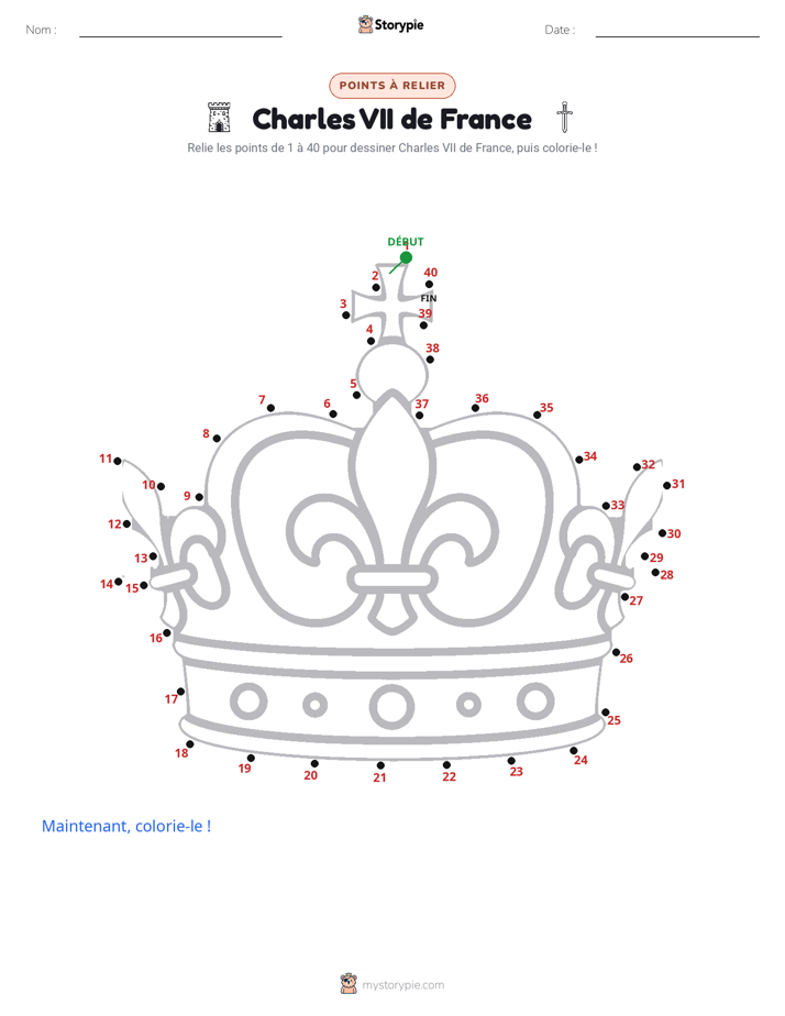 Relie les points