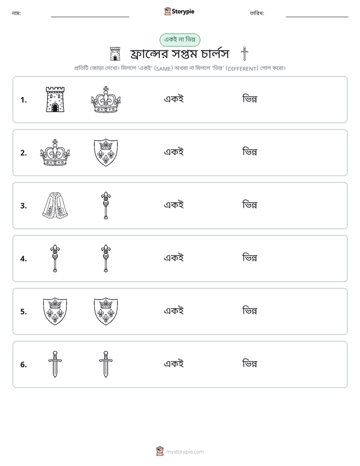 একই বা ভিন্ন