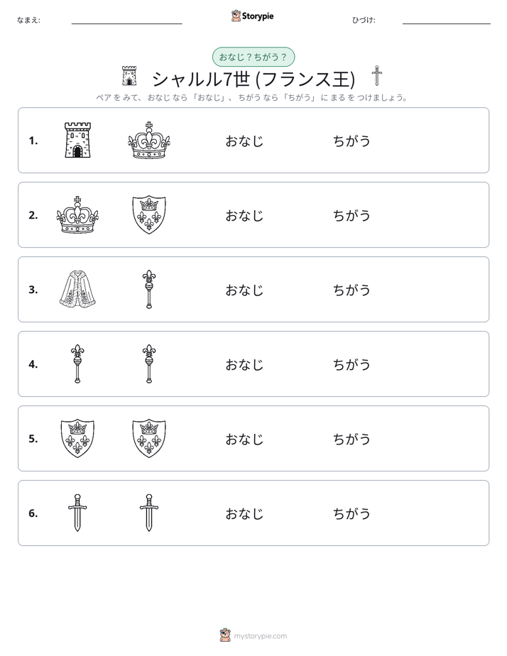 同じか違うか
