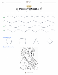 Anteprima della scheda stampabile di Montserrat Caballé