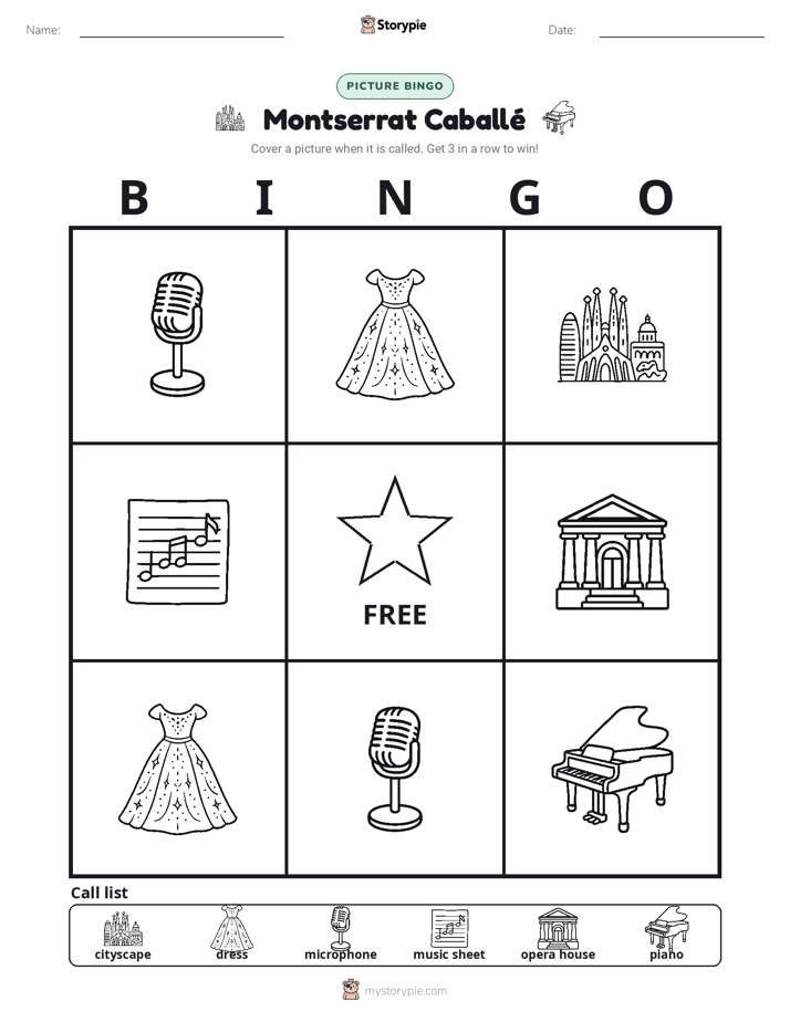 Picture Bingo