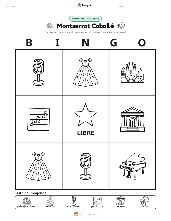 Bingo de Imágenes