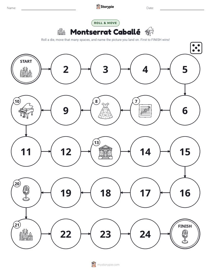 Roll & Move Game