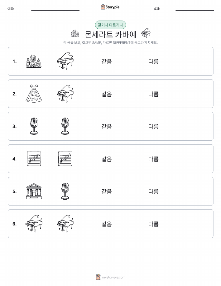 같은 것 또는 다른 것