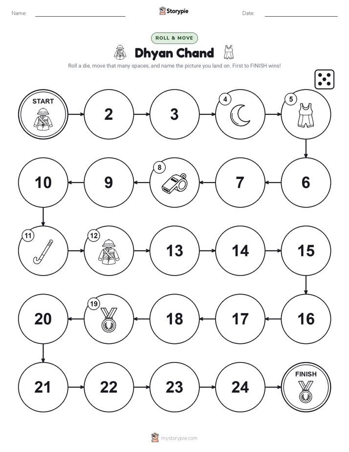 Roll & Move Game