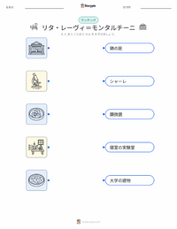 リタ・レヴィ＝モンタルチーニ の印刷可能ワークシートプレビュー