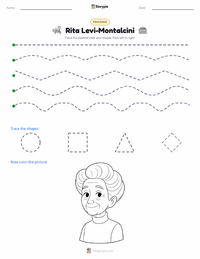 Rita Levi-Montalcini printable worksheet preview
