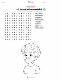 Rita Levi-Montalcini printable worksheet preview