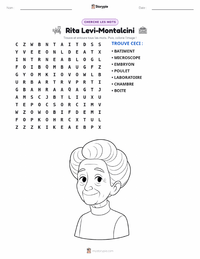 Aperçu de la feuille de travail imprimable Rita Levi-Montalcini