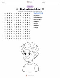 Prabaca lembar kerja cetak Rita Levi-Montalcini