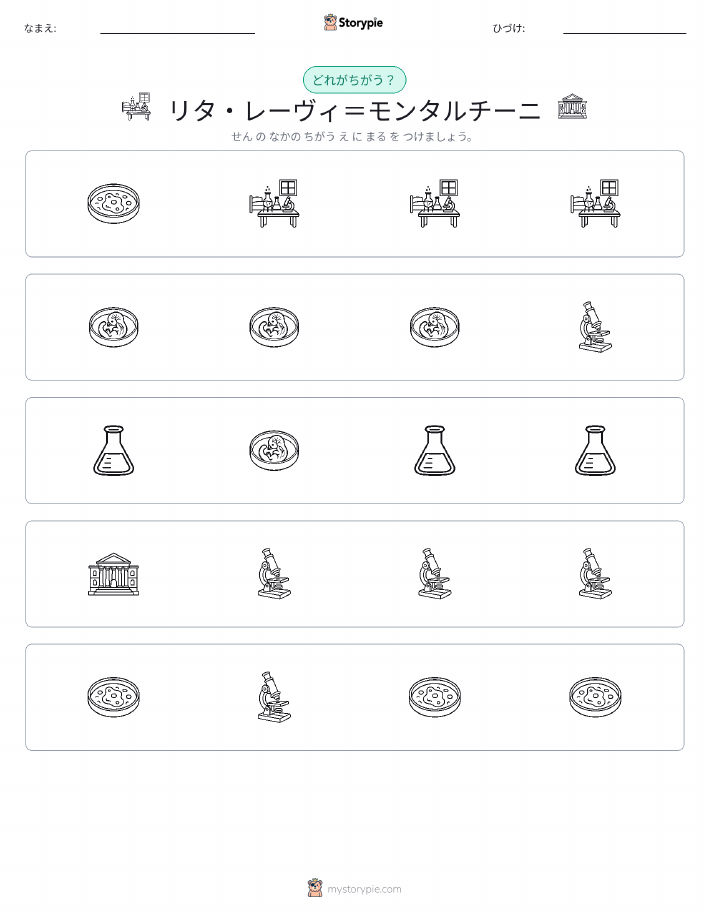 異なるものを見つけよう