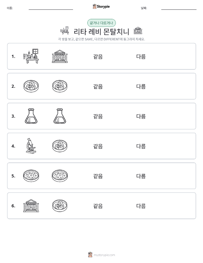 같은 것 또는 다른 것