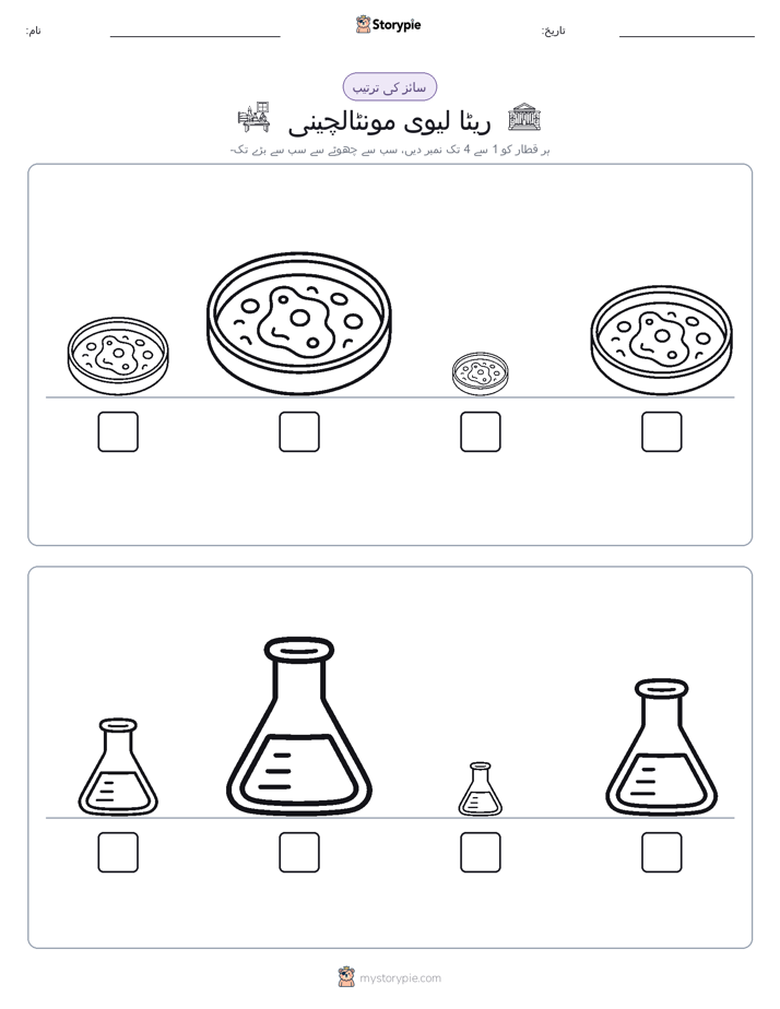 سائز کی ترتیب